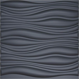 image:imageArt3d 12 Pack PVC Ceiling Tiles 24x48 Inches Glup Up Decorative Ceiling Tiles for Home Gym and Office Covering 96 Sqft Rectangular BlackBlack